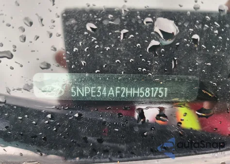 2017 Hyundai Sonata Sport z USA, uszkodzony, nr VIN 5NPE34AF2HH581751